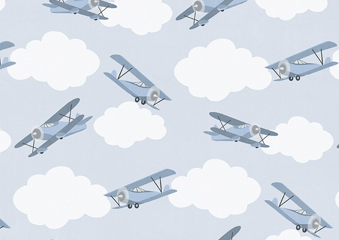 Flying Ace, Clear Sky - Made to Measure Curtains - Image 9
